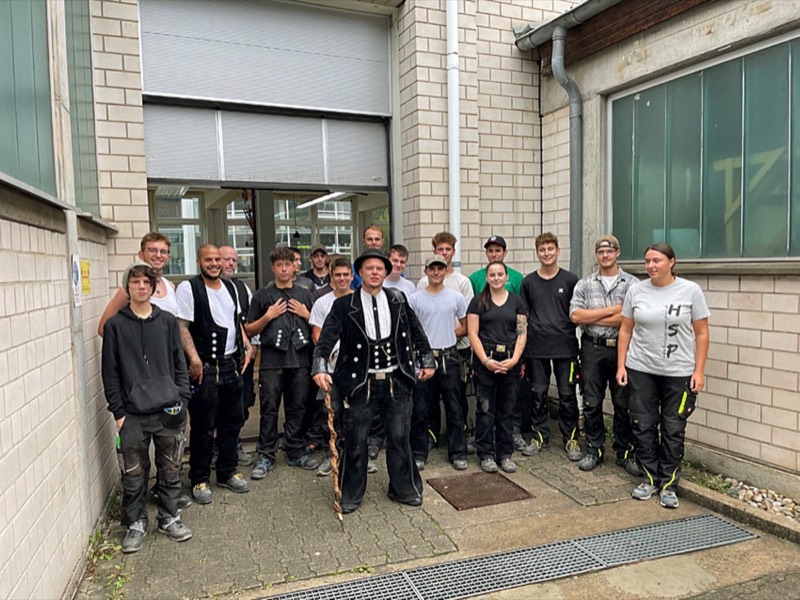 Wandergeselle auf Besuch