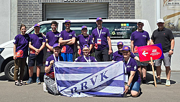 Gruppenbild der Athleten